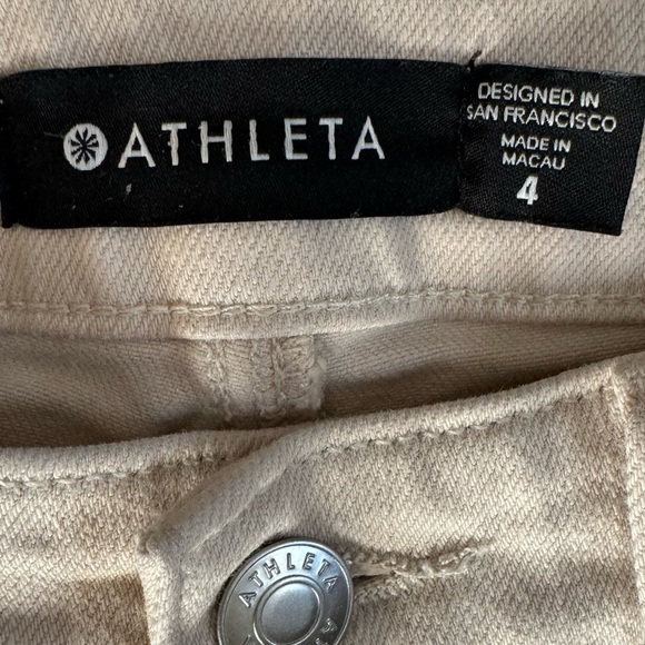 Athleta Flex Straight Cropped Jeans Size 4 - Picture 3 of 5
